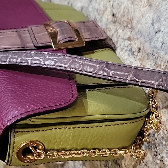 MCM EUC RARE LIMITED EDITION Colorblock Leather Crossbody Handbag - Picture 4 of 13